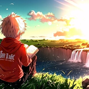 《纸鸢与旧信》年代恋爱漫画封面，纸鸢飞过老巷